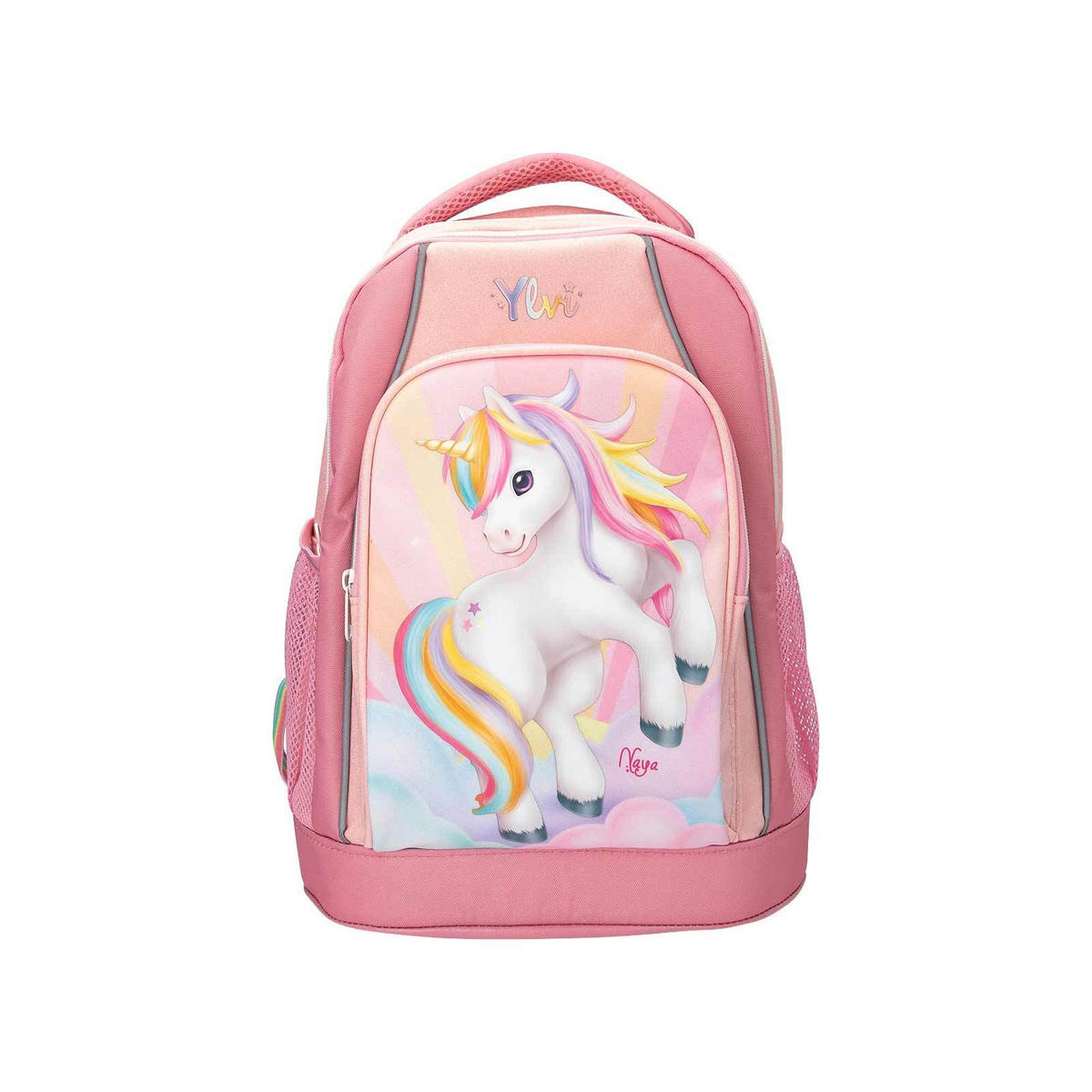 SCHULRUCKSACK SUGAR POP Ylvi rosa 19 x 30 x 40 cm - Rosa, Textil (30/19cm) - Depesche Germany