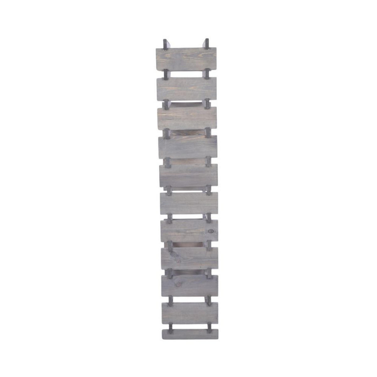 WEINREGAL VINOTECA FLEX PRO HxBxT 149x65x28cm 66 Flaschen auf 11 Ebenen Grau - Grau, Holz (65/149/28cm) - PROREGAL