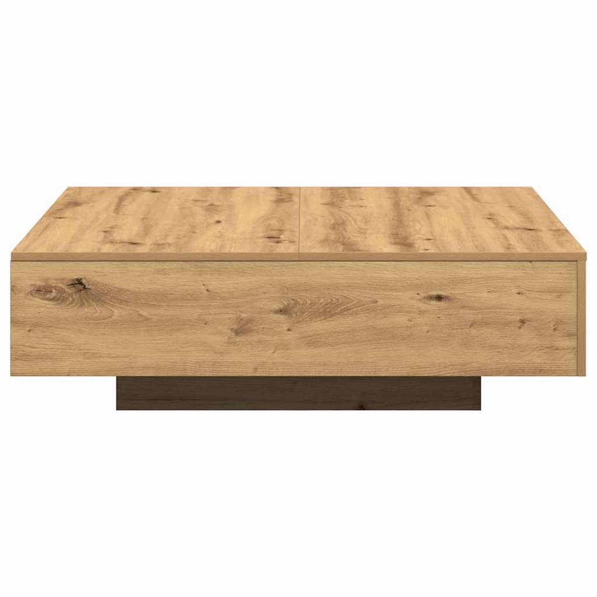 COUCHTISCH Haltbar 100/100/31 cm Schwarz Holzwerkstoff - Schwarz, Holzwerkstoff (100/100/31cm) - vidaXL