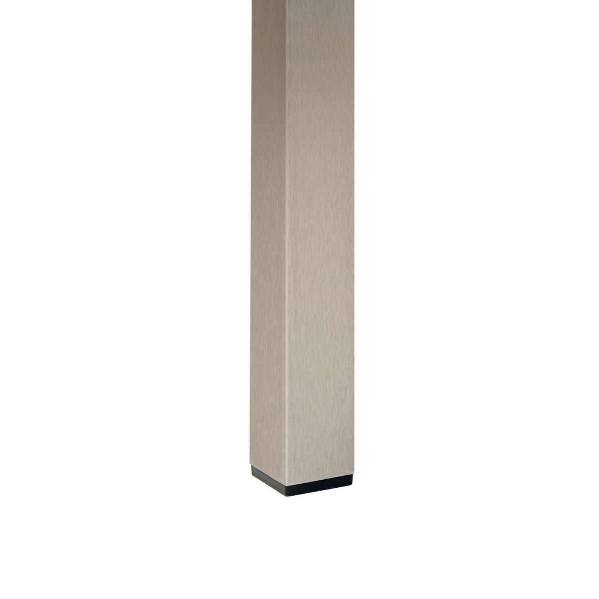 GARTENTISCH Aluminium schwarz 180/90 cm Vernio - Schwarz, Holz (180/90/76cm) - Beliani