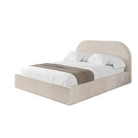 POLSTERBETT mit Bettkasten und Lattenrost, Boxbett ohne Matratze - TIVON 180x200 Beige - Beige, Holzwerkstoff/Textil (180/200cm) - ALTDECOR