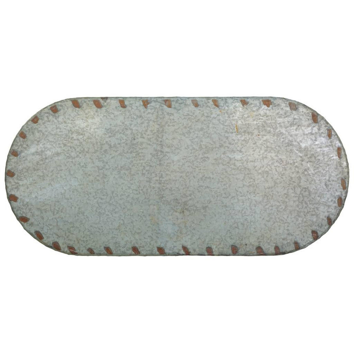 BEISTELLTISCH aus Metall, grau, 121x65x52cm - Grau, Metall (65/120.5/52cm) - Wanderlust