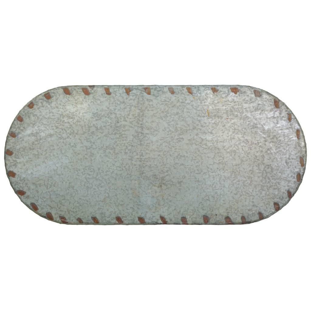 Thumbnail - Wanderlust Beistelltisch, Grau, Metall, 120.5x52x65 cm, Wohnzimmer, Wohnzimmertische, Beistelltische