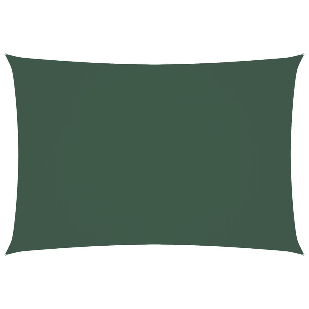 SONNENSEGEL Oxford-Gewebe Rechteckig 2,5x4,5 m Dunkelgrün - Grün, Textil (450/250cm) - furnicato