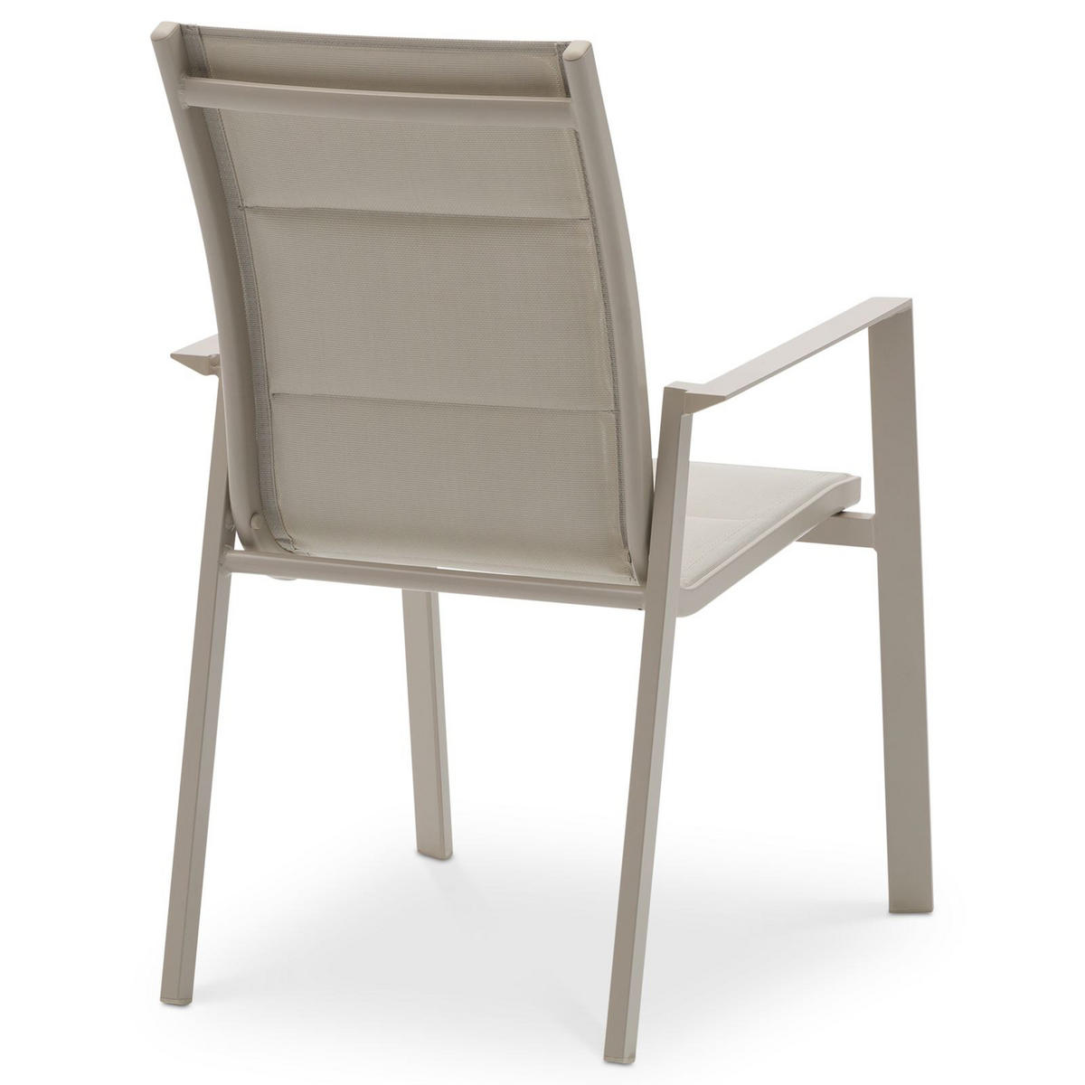 GARTENSTÜHLE TRAPANI 6er-Set champagne - Champagner, Metall (42/91/43cm) - IDIMEX