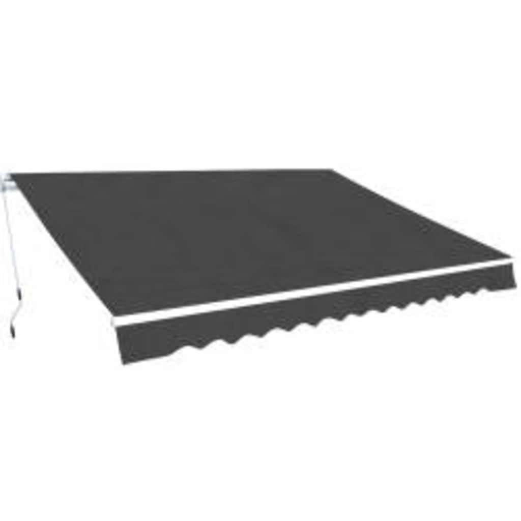 GELENKARMMARKISE 600 cm Anthrazit - Anthrazit, Textil (3/1/6cm) - furnicato