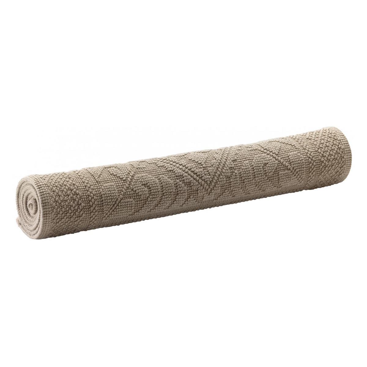 BADEMATTE Enzo chamois 54 x 64 cm - Graubraun, Textil (54/64cm) - Vivaraise