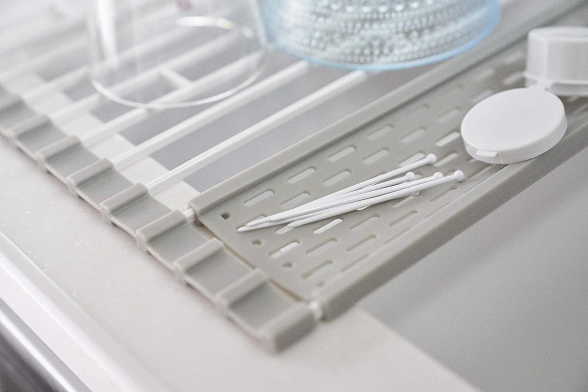 ABTROPFGESTELL 5057 Tower Weiß 0,8 x 42 x 26 cm - Weiß, Metall (42/1/26cm) - Yamazaki