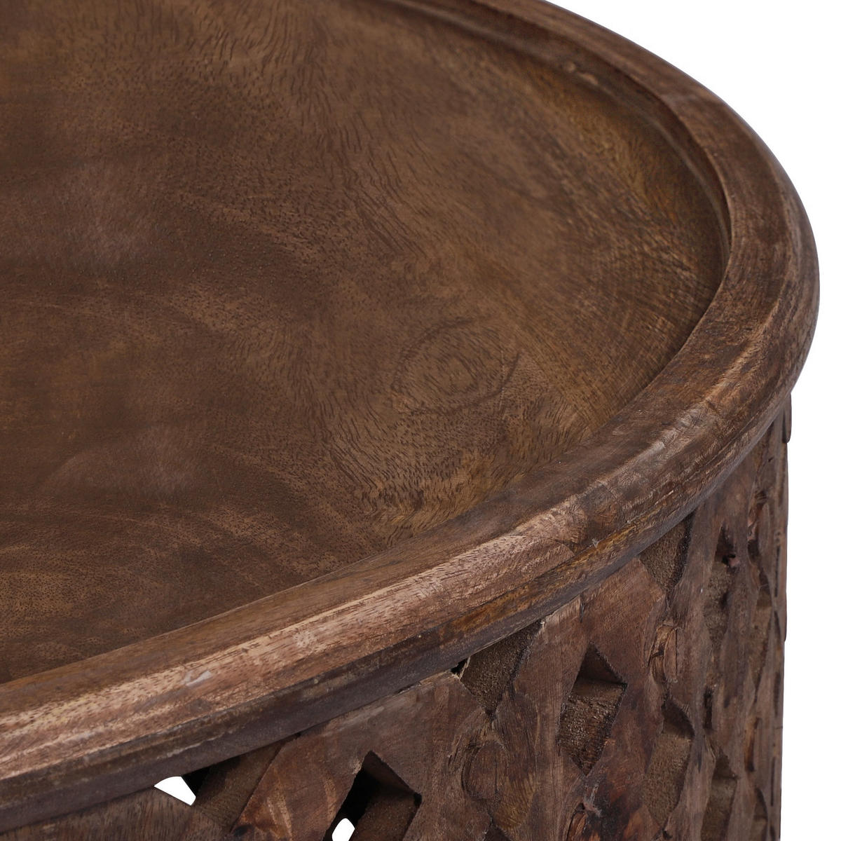 COUCHTISCH rund Braun Ø 100/45 cm - Braun, Holz (100/45/100cm) - WOMO-DESIGN