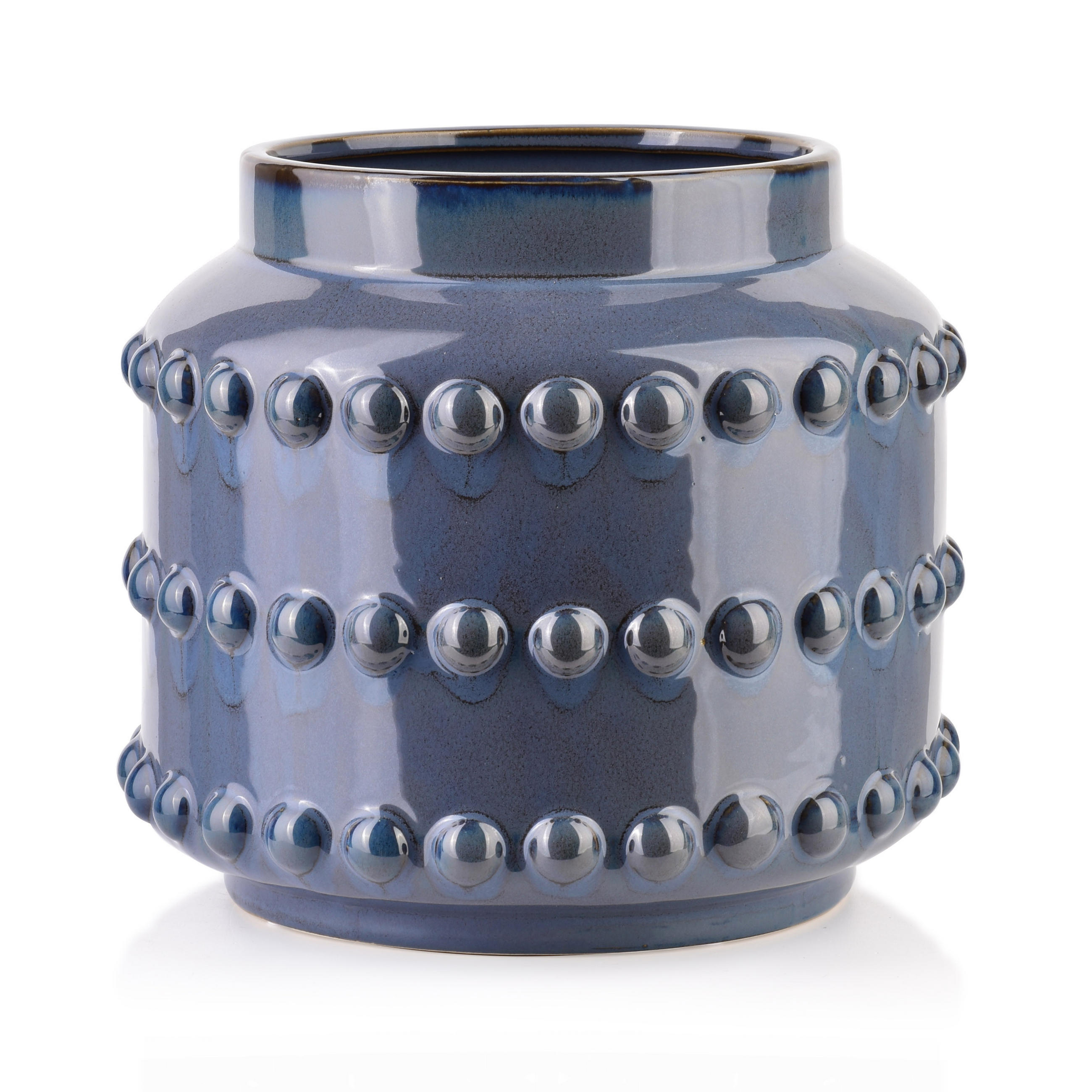 VASE Migliore Blau 25/25/22.5 cm Keramik - Blau, Keramik (22.5cm) - Mondex