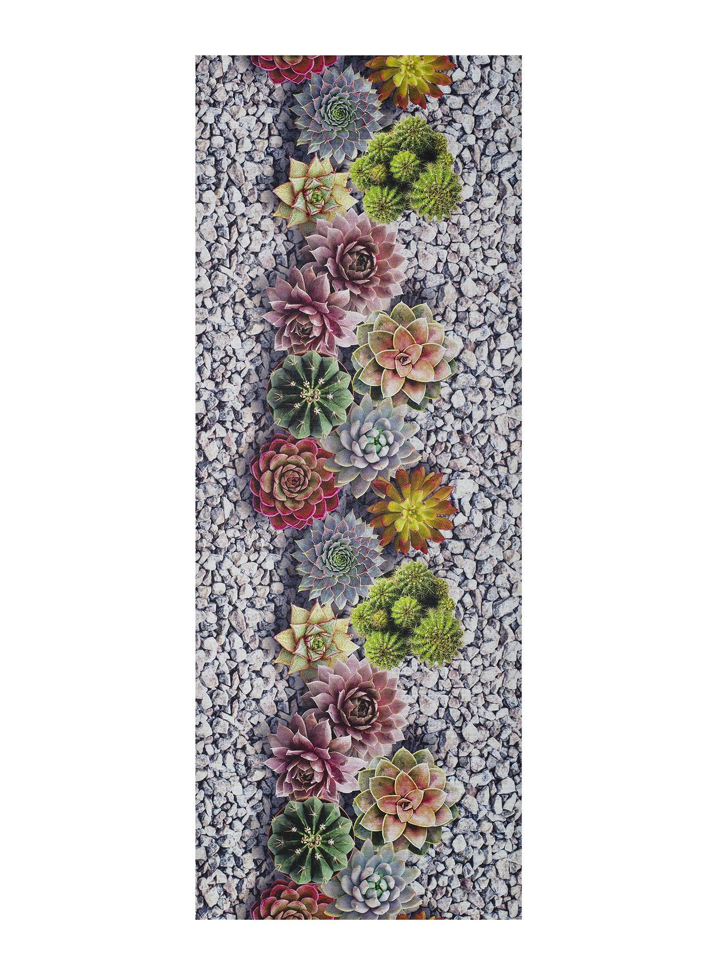 VINYL-KÜCHENTEPPICH Grau Sprinty 52/100 cm - Multicolor, Kunststoff/Textil (52/100cm) - Atticgo