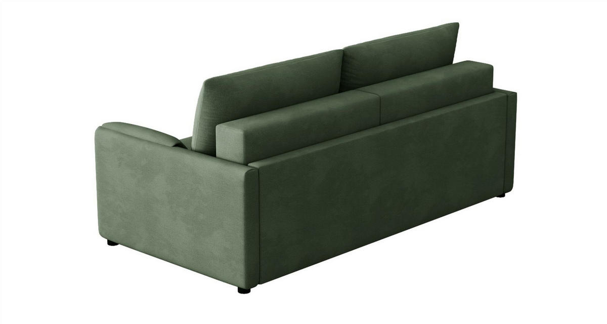 SCHLAFSOFA Mirena - Grün, Holzwerkstoff/Textil (215/100/112cm) - Fun Möbel