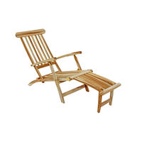 GARTENLIEGE PUCCON - Beige, Holz (150/100/60cm) - SAM