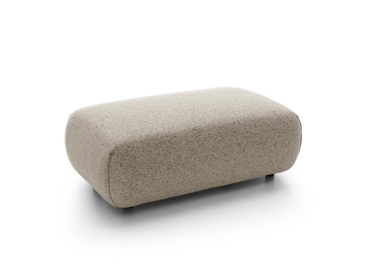 MASSENO Sitzhocker ZEST, Modern Polsterhocker, Fußhocker Beige - Beige, Holzwerkstoff/Kunststoff (70/42/113cm) - MASSENO