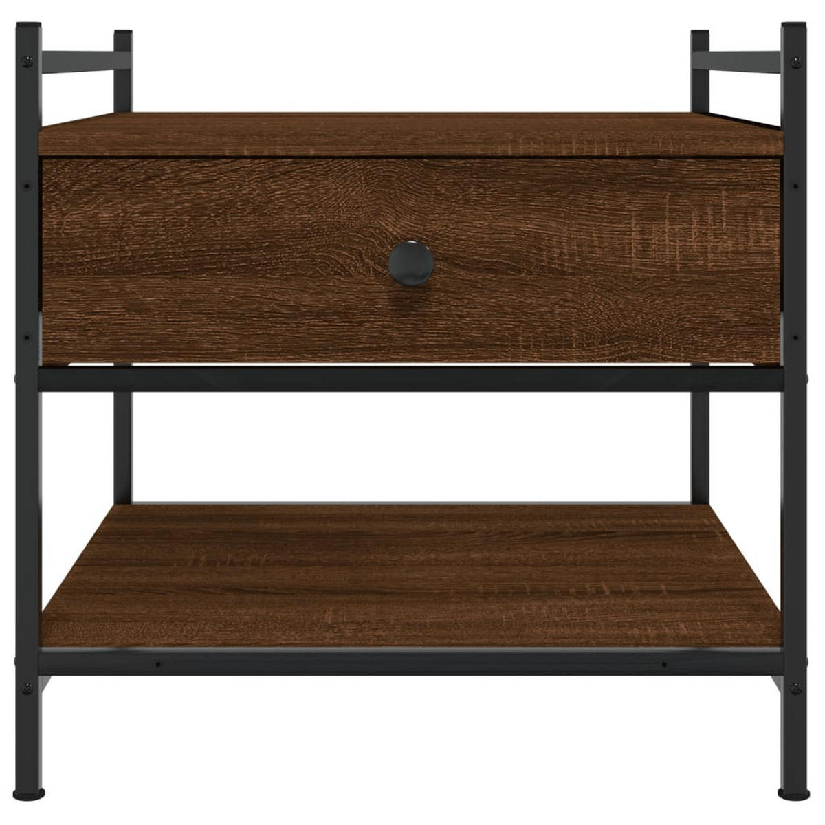COUCHTISCH Braun Eichen-Optik 50x50x50 cm Holzwerkstoff - Braun, Holzwerkstoff (50/50/50cm) - furnicato