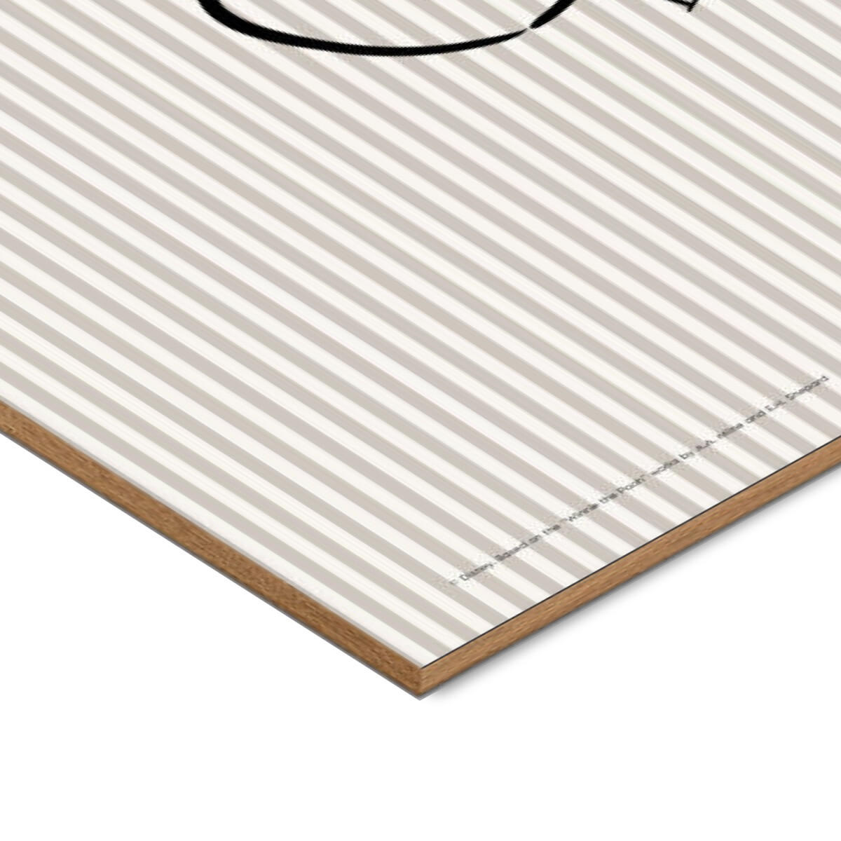 POSTER mit Rahmen Disney - Disney - Piglet Don’t Overthink It - Eichefarben/Beige, Holz/Papier (50/70cm) - Poster&Frame