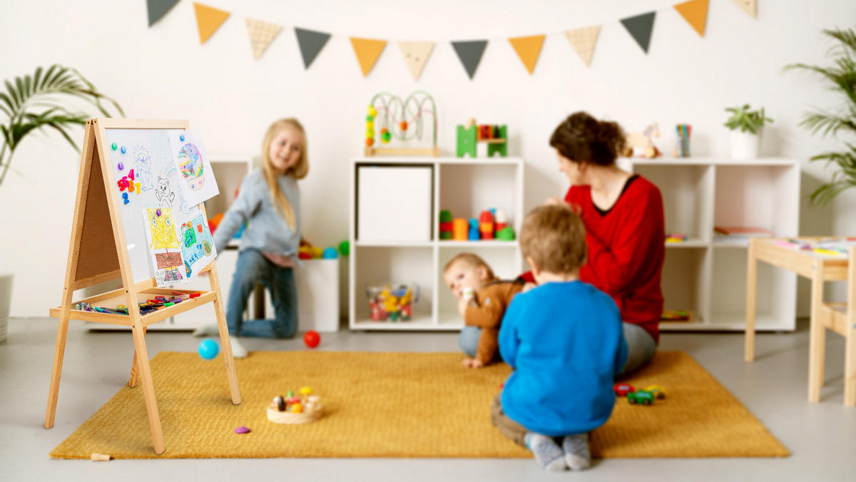DOPPELSEITIGE Kindertafel 120cm - Weiß, Metall (120/60/2cm) - ALLboards