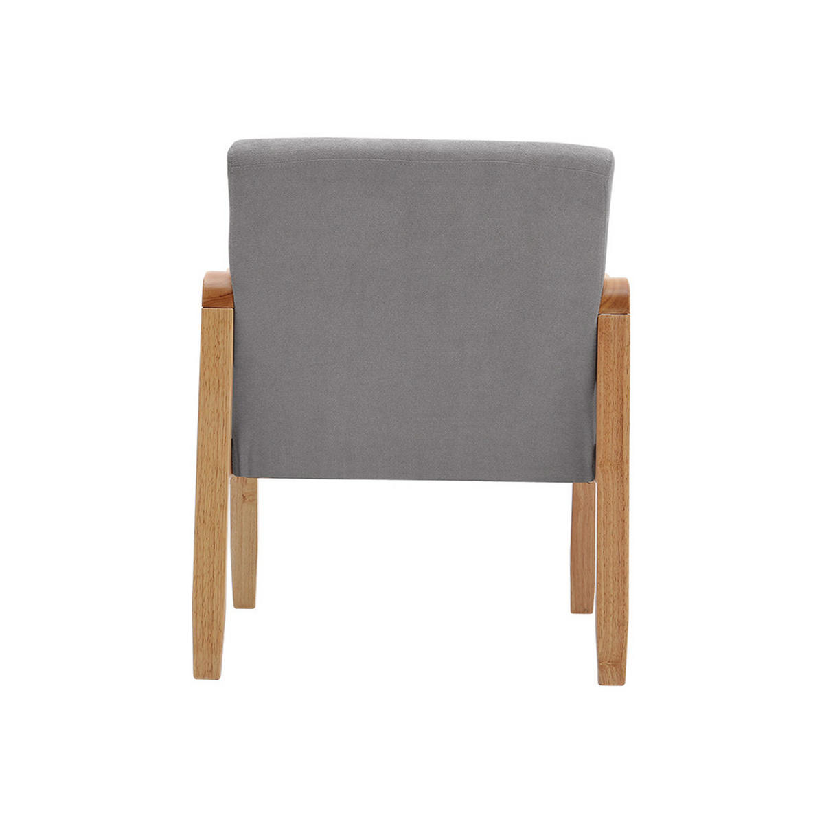 POLSTERSESSEL 70/63/78 cm Armlehnen Holzrahmen Leinen Grau - Naturfarben/Grau, Holz/Textil (70/78/63cm) - Livingandhome