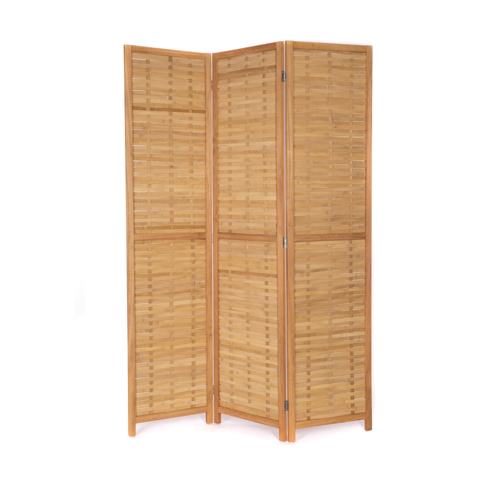 RAUMTEILER Maya 3-tlg. Bambus - Naturfarben, Holz (120/170/2cm) - CREEDWOOD