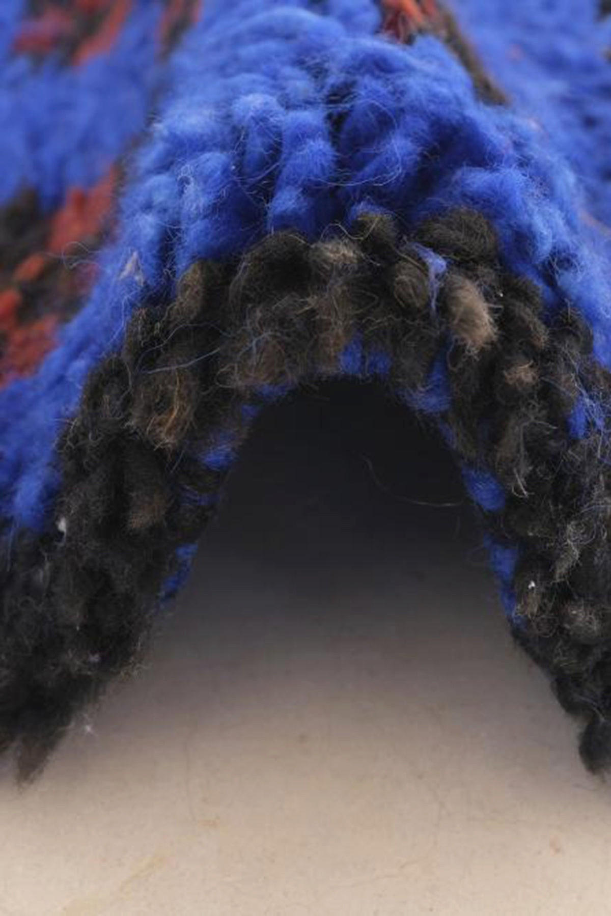 BERBERTEPPICH aus reiner Wolle 190x 380 cm - Blau, Naturmaterialien (190/380cm) - AFK Living