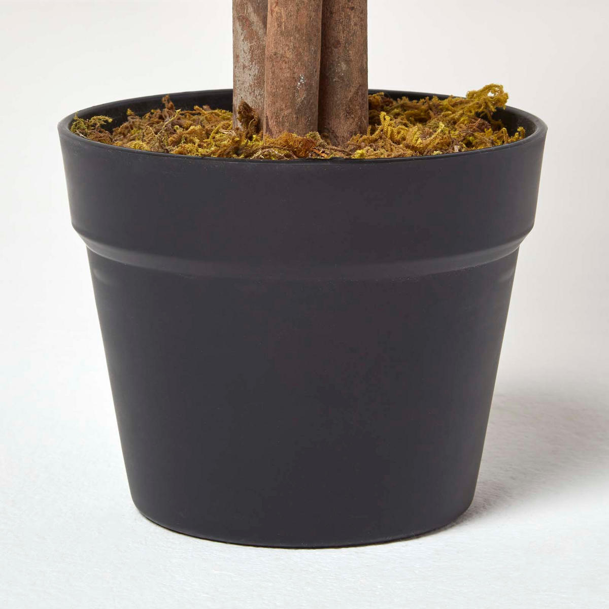 KUNSTBAUM Olive, 90 cm - Grün, Kunststoff (90cm) - Homescapes