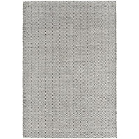 TEPPICH Rechteckiger aus Baumwollchenille und Natural Materials ARROW Schwarz 60 x 200 cm - Schwarz, Naturmaterialien (60/200cm) - Novatrend