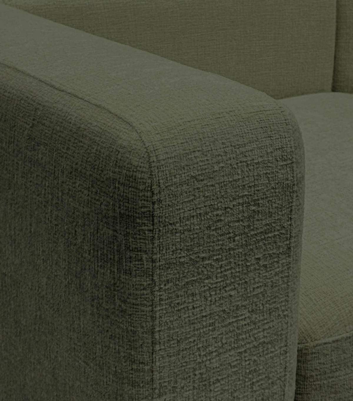ECKSOFA modular Cubo 4-Sitzer - Grün, Textil (314/179cm) - Mokebo