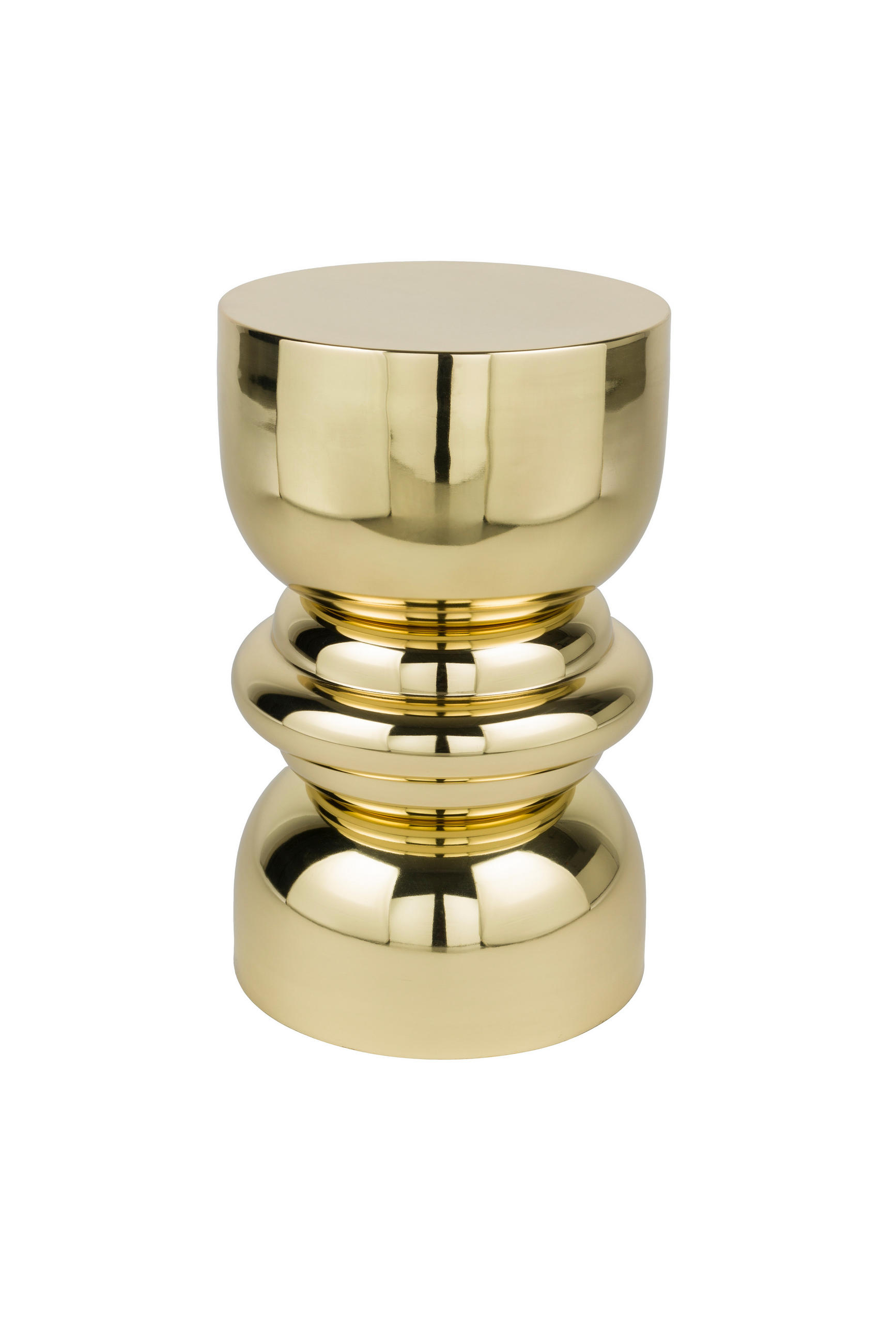 BEISTELLTISCH Kinga - Gold - 29.5/29.5/48 cm - Goldfarben, Metall (29.5/29.5/48cm)