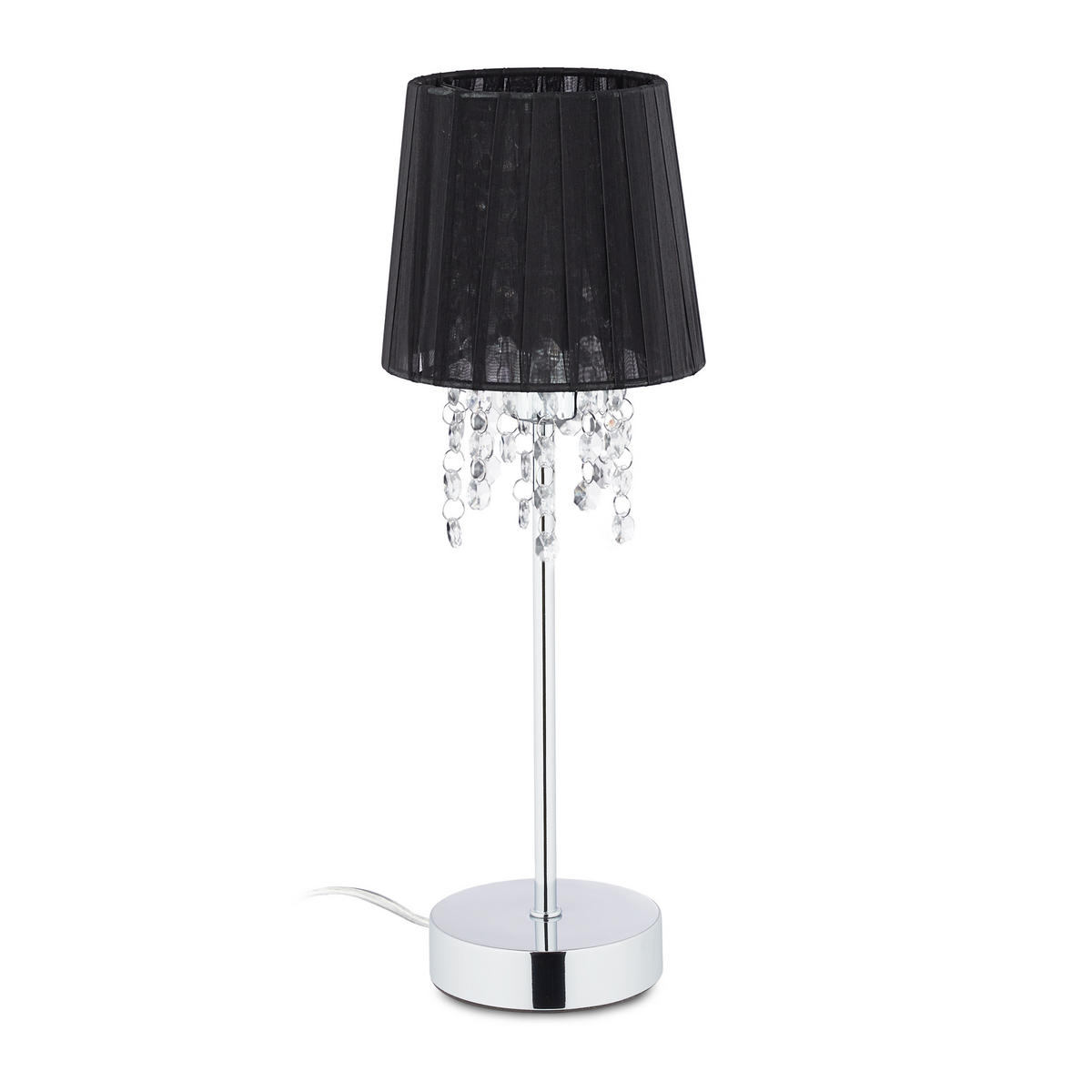 TISCHLAMPE - Multicolor, Kunststoff/Textil (14.5/14.5/41cm) - Relaxdays