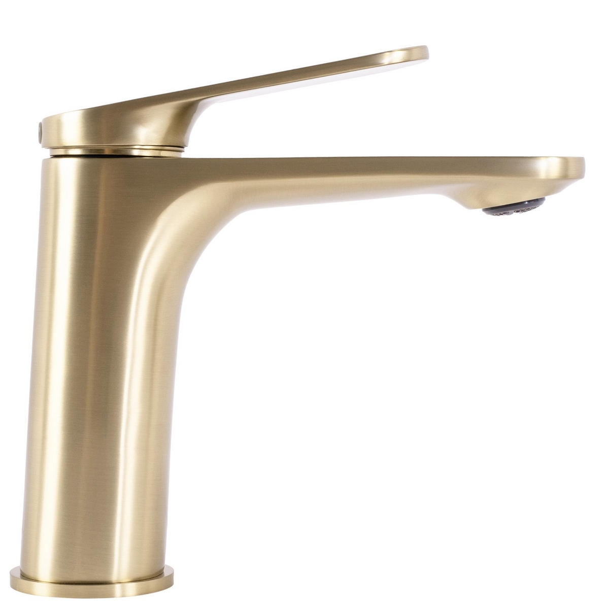 WASCHBECKENARMATUR Rea Marco Brush Goldlow - Goldfarben, Metall (10/15/14.2cm) - REA