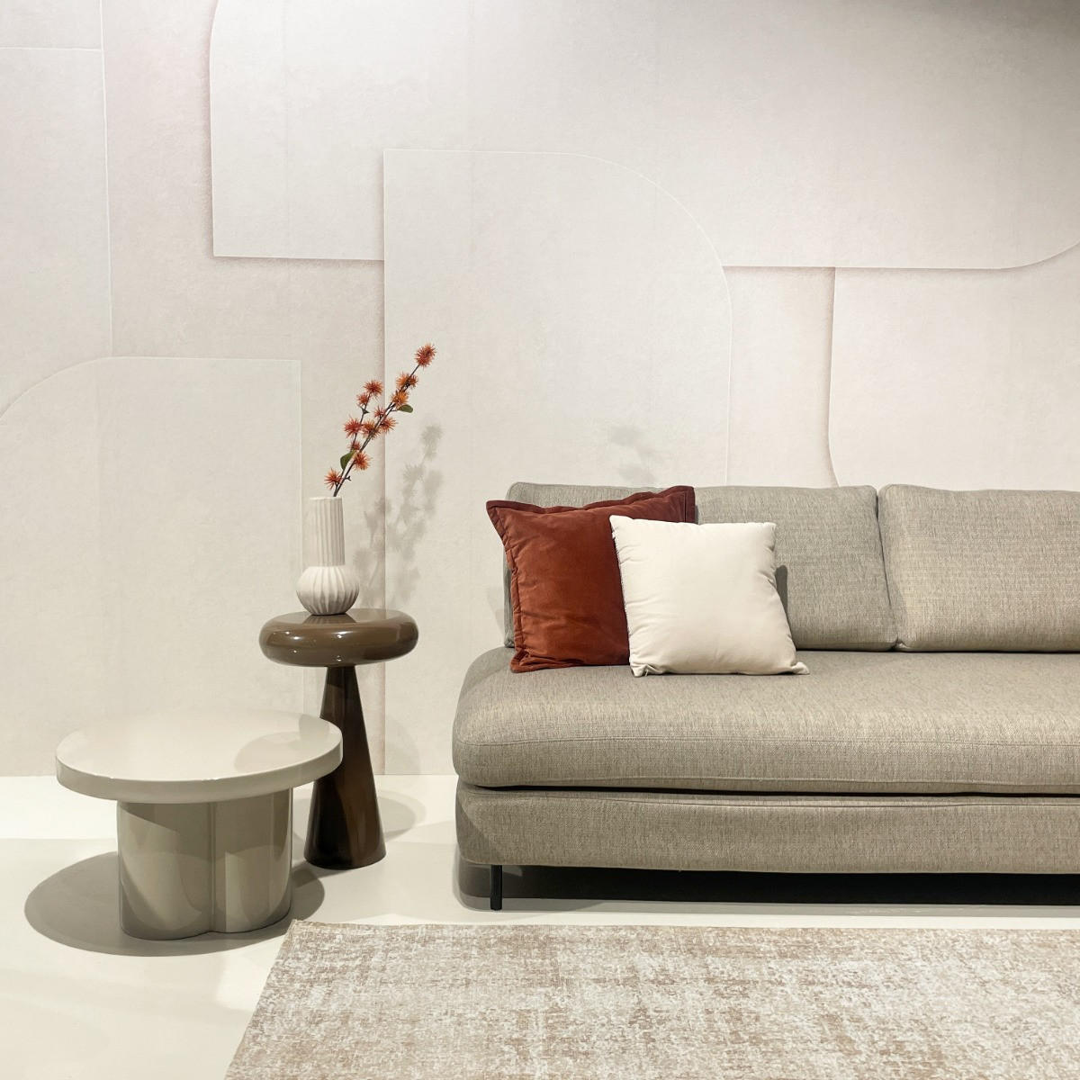 COUCHTISCH Noa Weiß 56.5 /56.5 /35.5 cm - Weiß, Metall (56.5/56.5/35.5cm) - Livingfurn