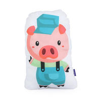 KISSEN piggys 40x30 cm mehrfarbig - Multicolor, Textil (40/30cm) - Happy Friday
