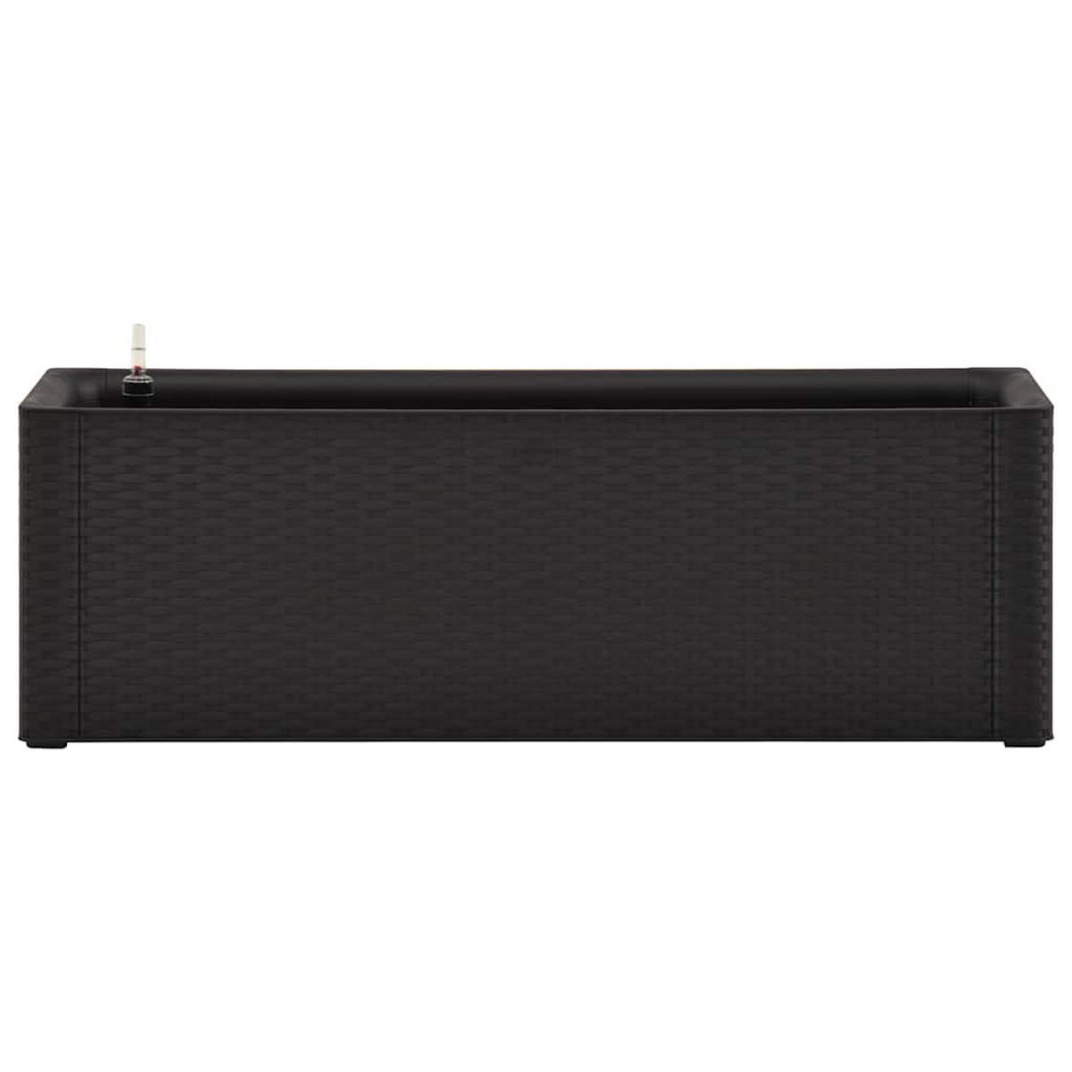 GARTEN-HOCHBEET Selbstbewässerungssystem Anthrazit 100/43/33 Cm - Anthrazit, Kunststoff (100/33/43cm) - vidaXL