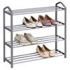 SCHUHREGAL TRALEE - Grau, Metall (65/62/19cm) - IDIMEX