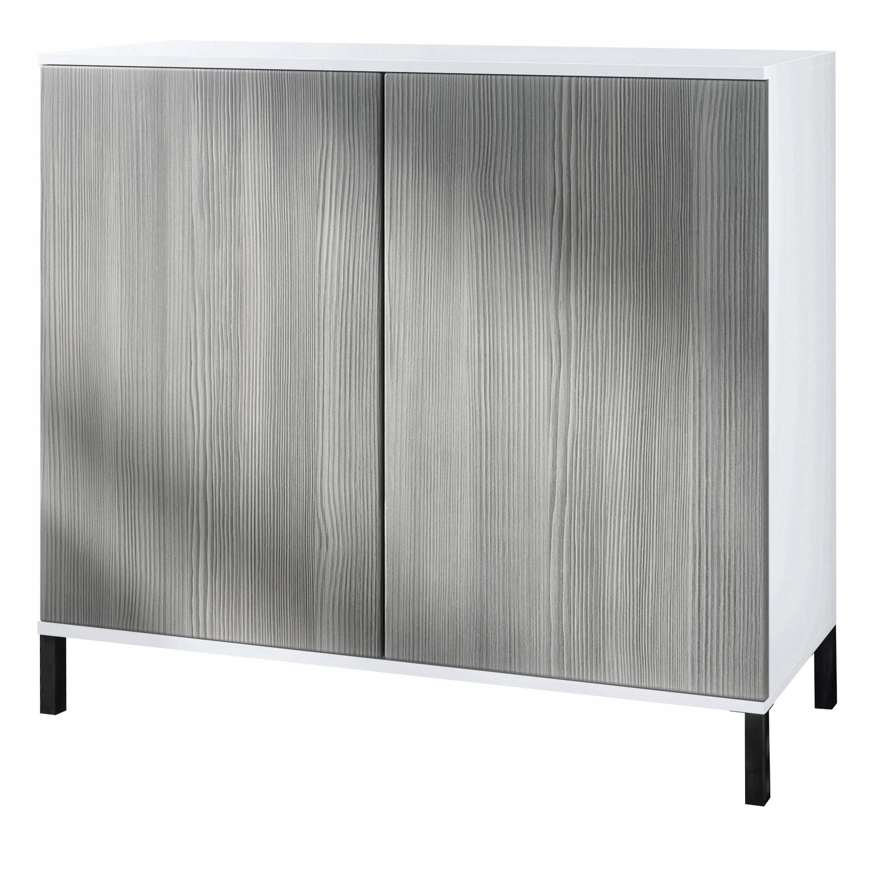Vladon Kommode Anthrazit 92.5x83.5x35 cm