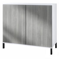 KOMMODE Skadu Avola-Anthrazit - Anthrazit, Holzwerkstoff (92.5/83.5/35cm) - Vladon