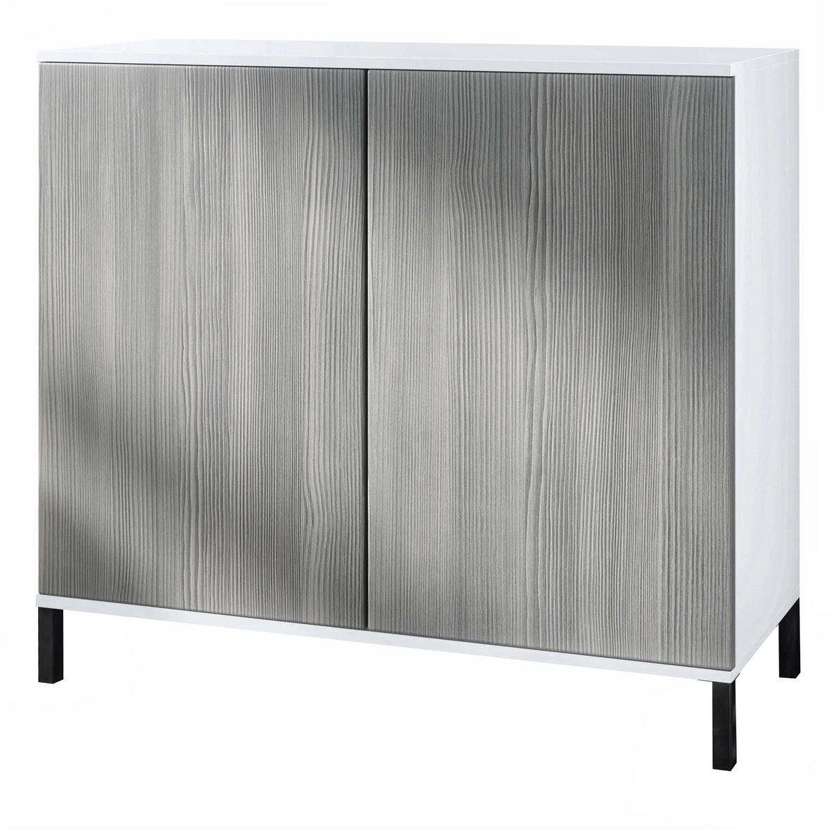 KOMMODE Skadu Avola-Anthrazit - Anthrazit, Holzwerkstoff (92.5/83.5/35cm) - Vladon