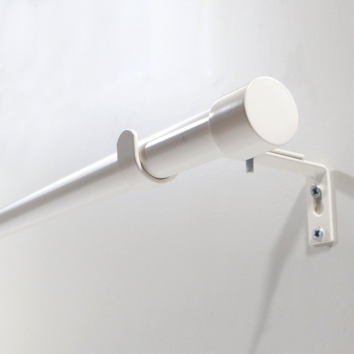 GARDINENSTANGE ausziehbar 160-310cm 1-Lauf Flexa - Weiß, Metall (160cm) - Deco-Raum