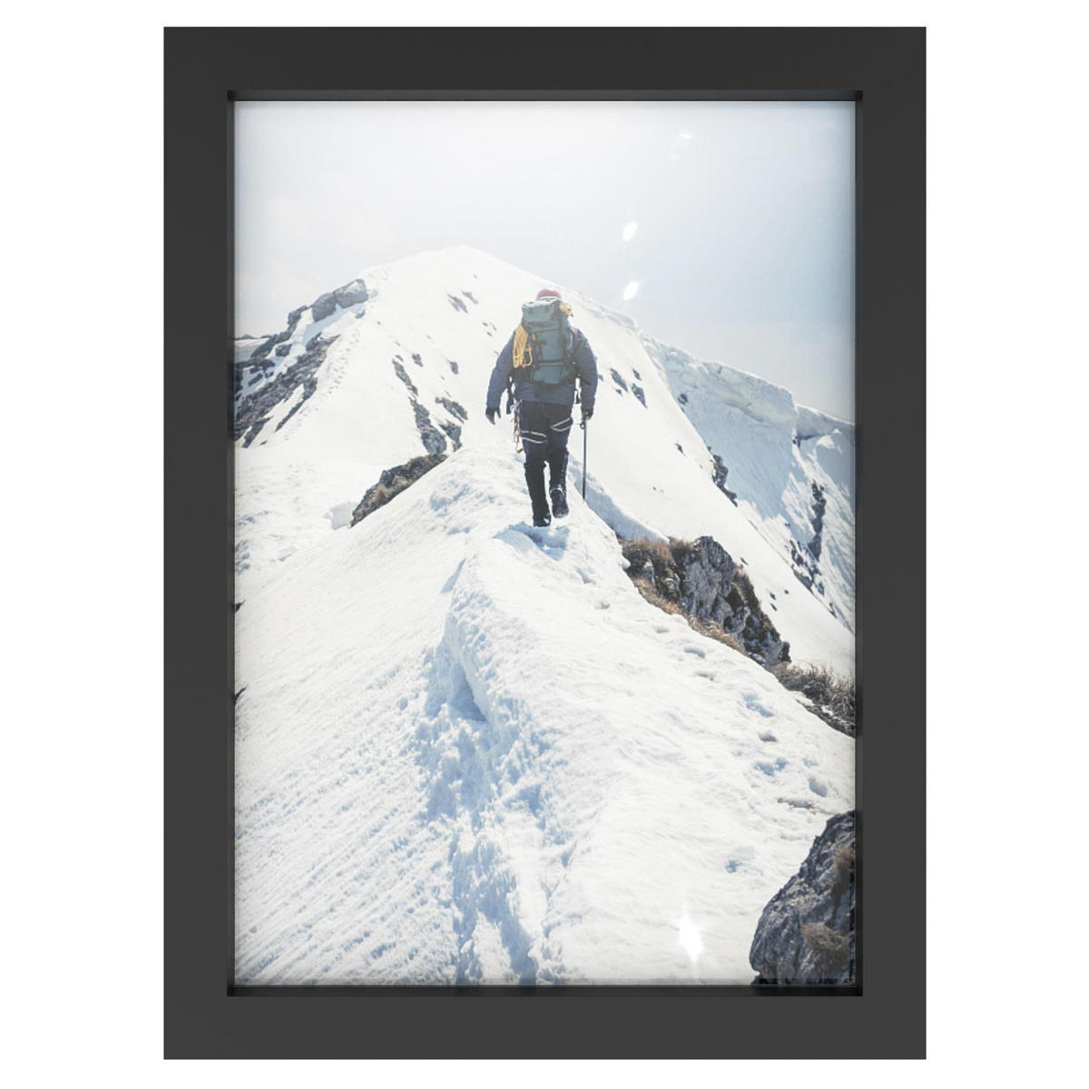 BILDERRAHMEN 32.5/23.8 cm - Schwarz, Glas (23.8/32.5/2cm) - Intirilife