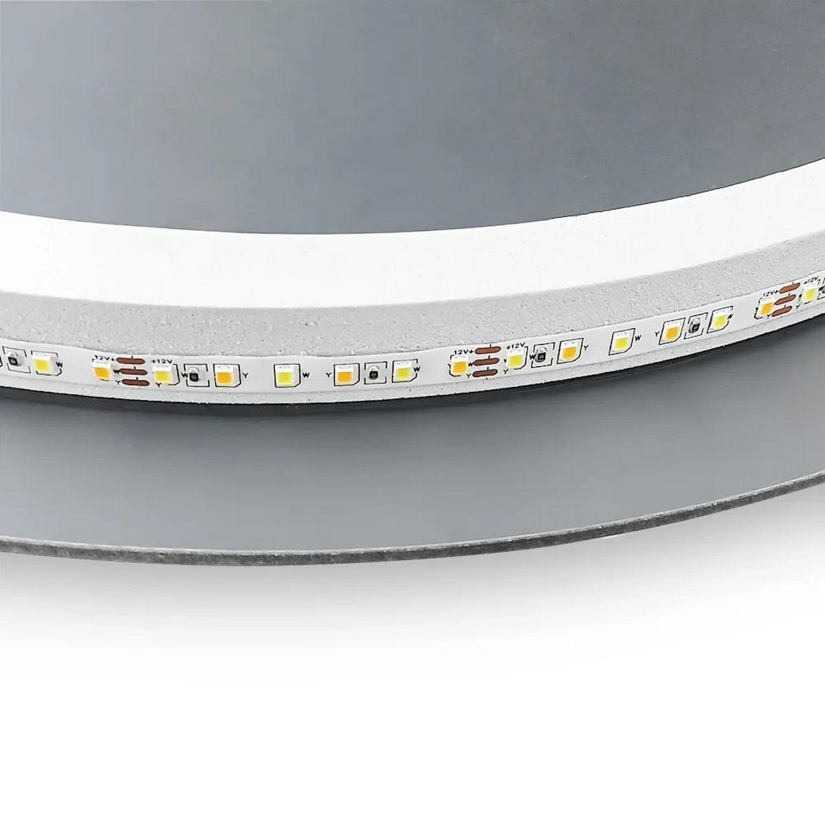 SPIEGEL Rea P11229 Led Cloud B 100x70cm - Grau, Glas (100/70/70cm) - REA