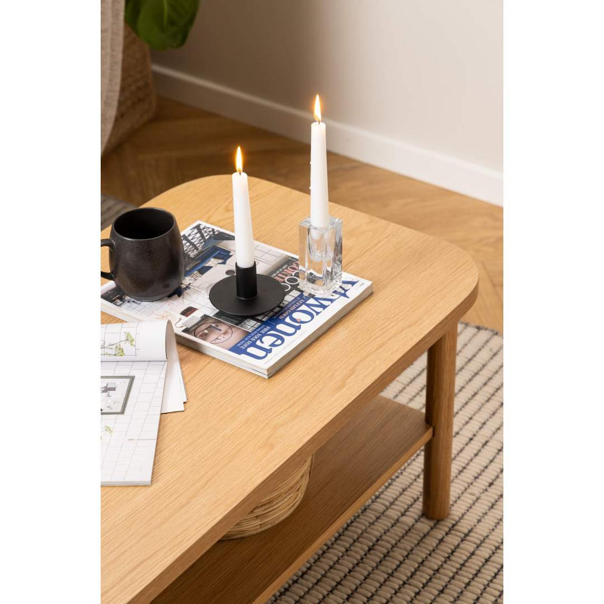 COUCHTISCH, Banbury, Eiche, MDF, 150 x 50 x 42 cm - Eichefarben, Holzwerkstoff (50/150/42cm) - ebuy24