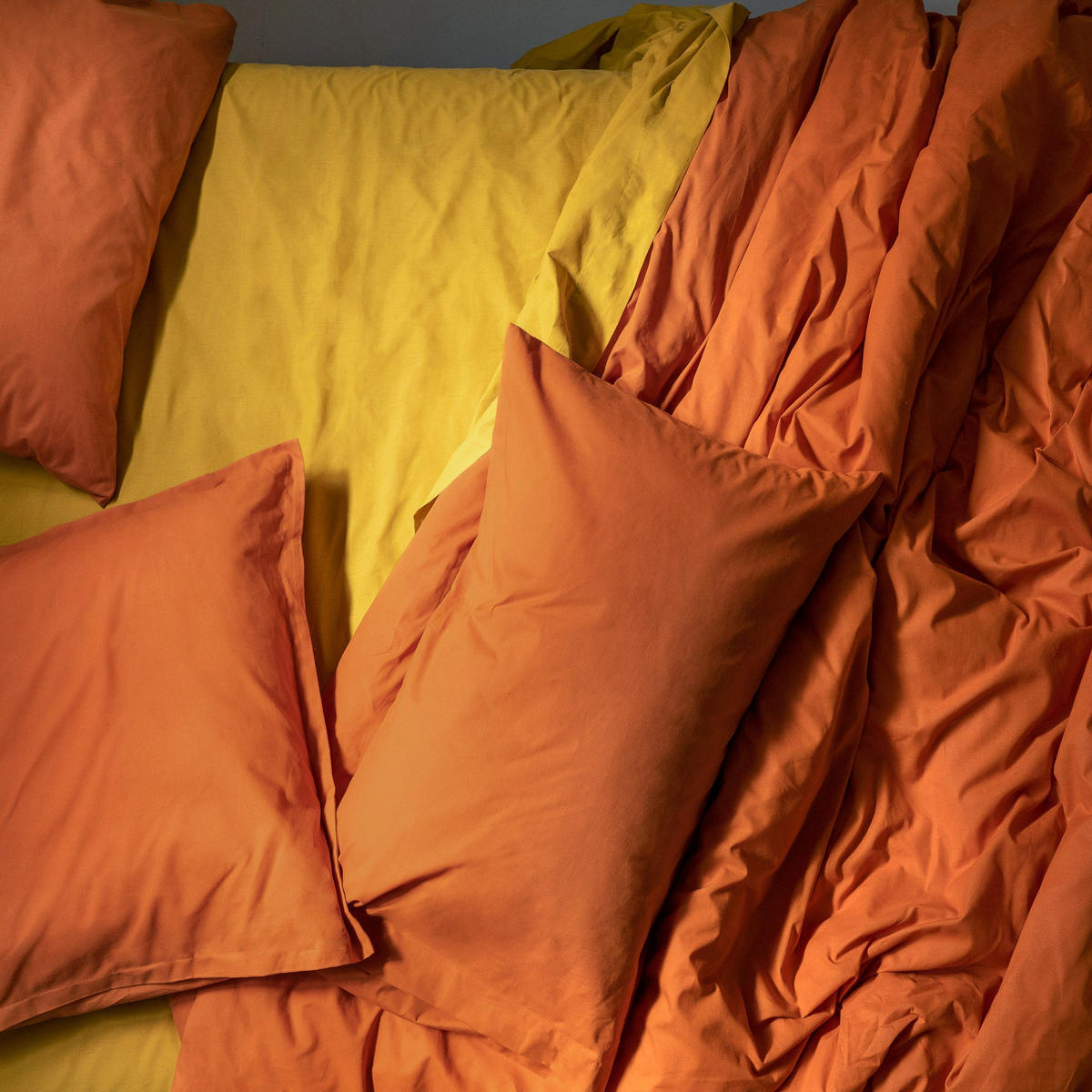 KISSENBEZUG Basic Terrakotta 45x125 cm - Terracotta, Textil (45/125cm) - Happy Friday