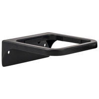 WANDHALTERUNG SAVONA, schwarz, Kunststoff - Schwarz, Kunststoff (11.5/4.5/12cm) - bremermann