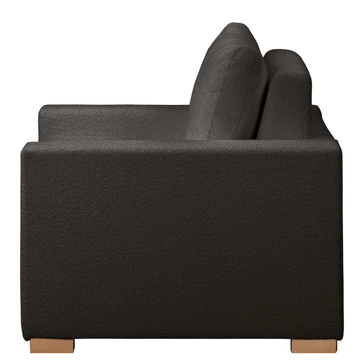 SCHLAFSESSEL - Anthrazit/Buchefarben, Buchenholz/Textil (110/90/90cm) - home24