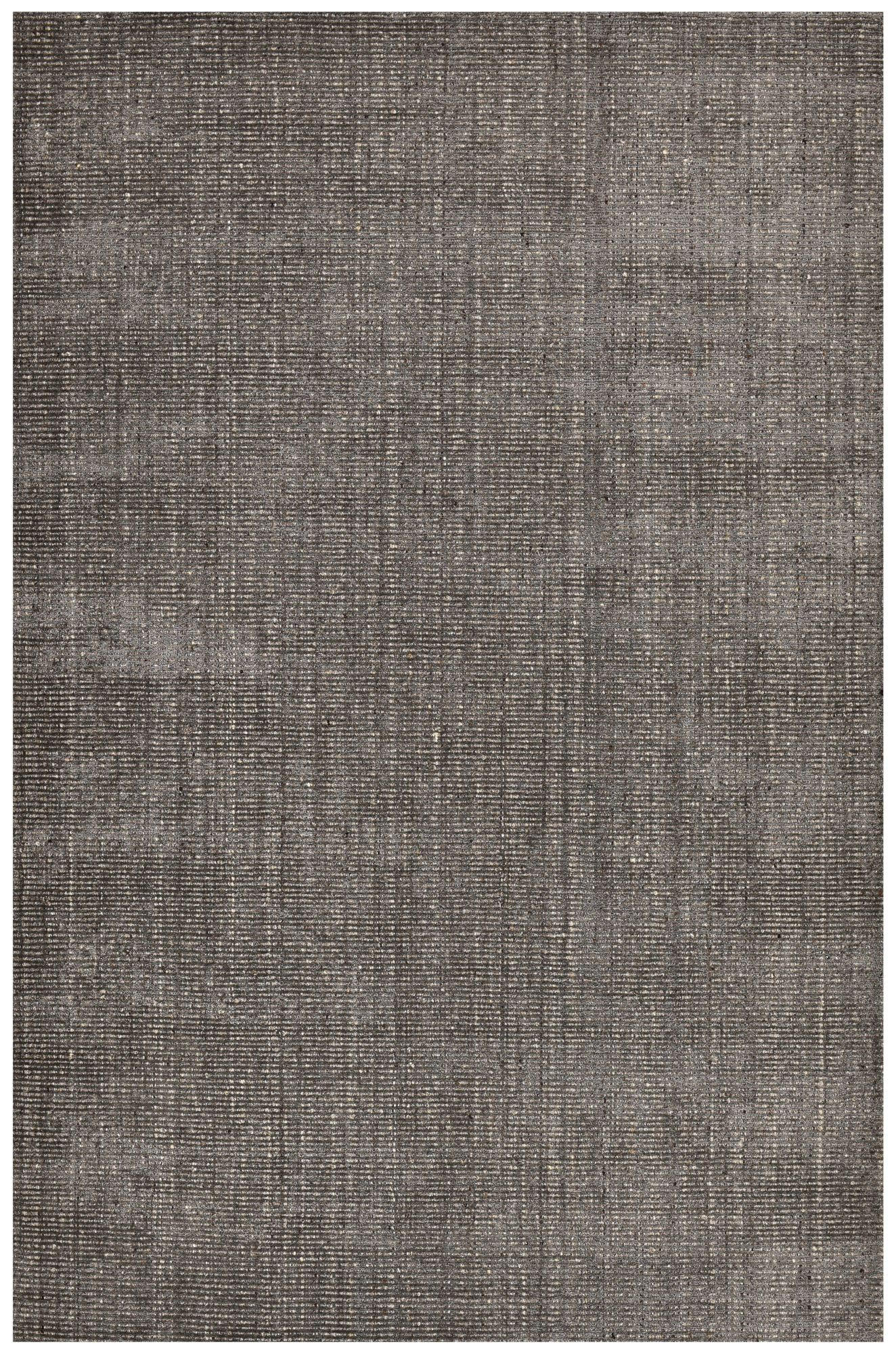 Theko Handwebteppich Anthrazit 190x290 cm