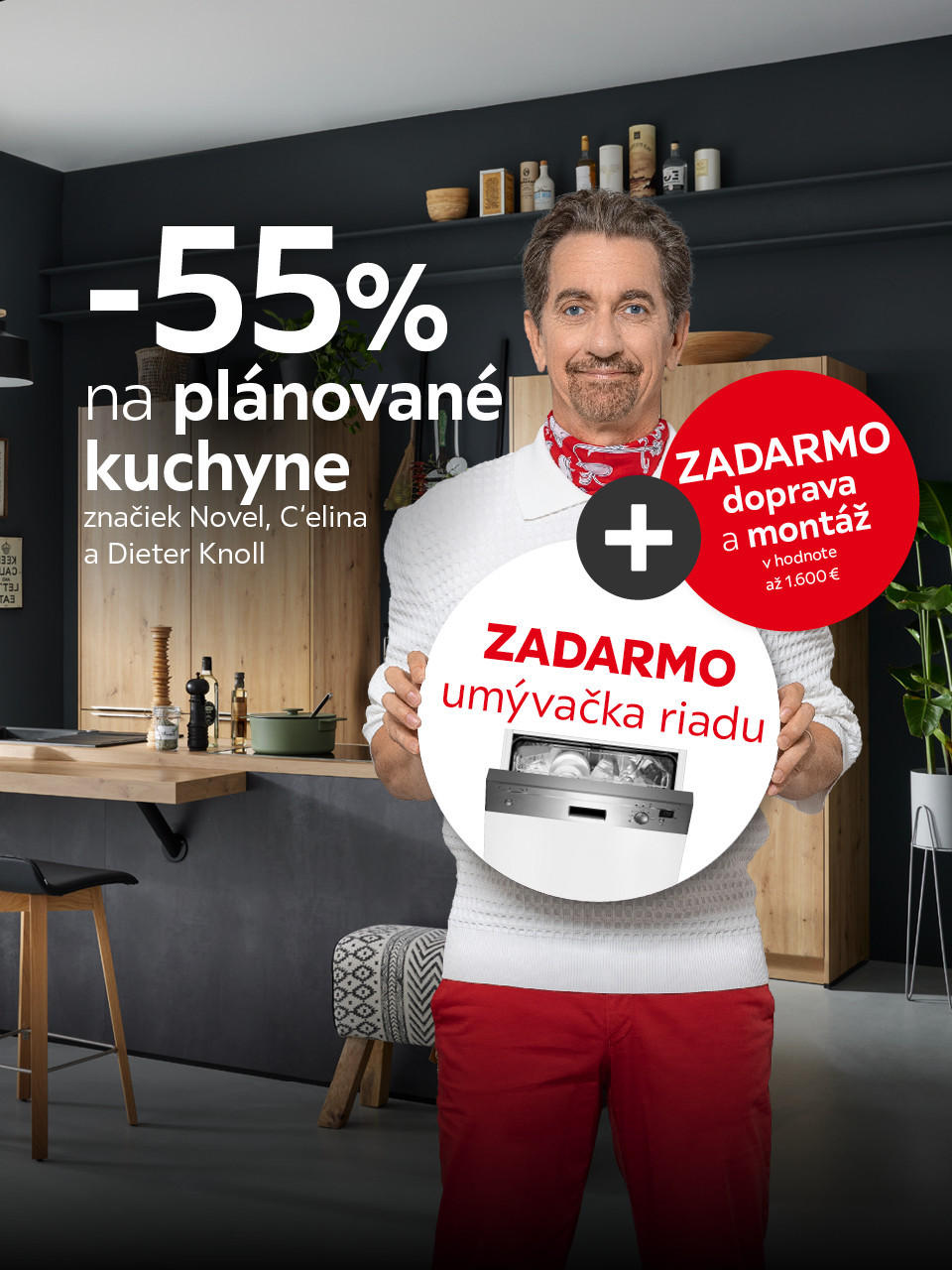 zľava na plánované kuchyne a ďalšie výhody