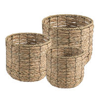 SEEGRASKÖRBE CEBU - Naturfarben, Naturmaterialen (30/25/30cm) - CARO-Möbel