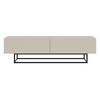 TV-SCHRANK Veldio Graubeige Schwarz 175 cm - Greige/Schwarz, Holzwerkstoff/Metall (175/46.5/31.6cm) - Selsey