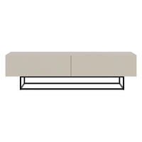 TV-SCHRANK Veldio Graubeige Schwarz 175 cm - Greige/Schwarz, Holzwerkstoff/Metall (175/46.5/31.6cm) - Selsey
