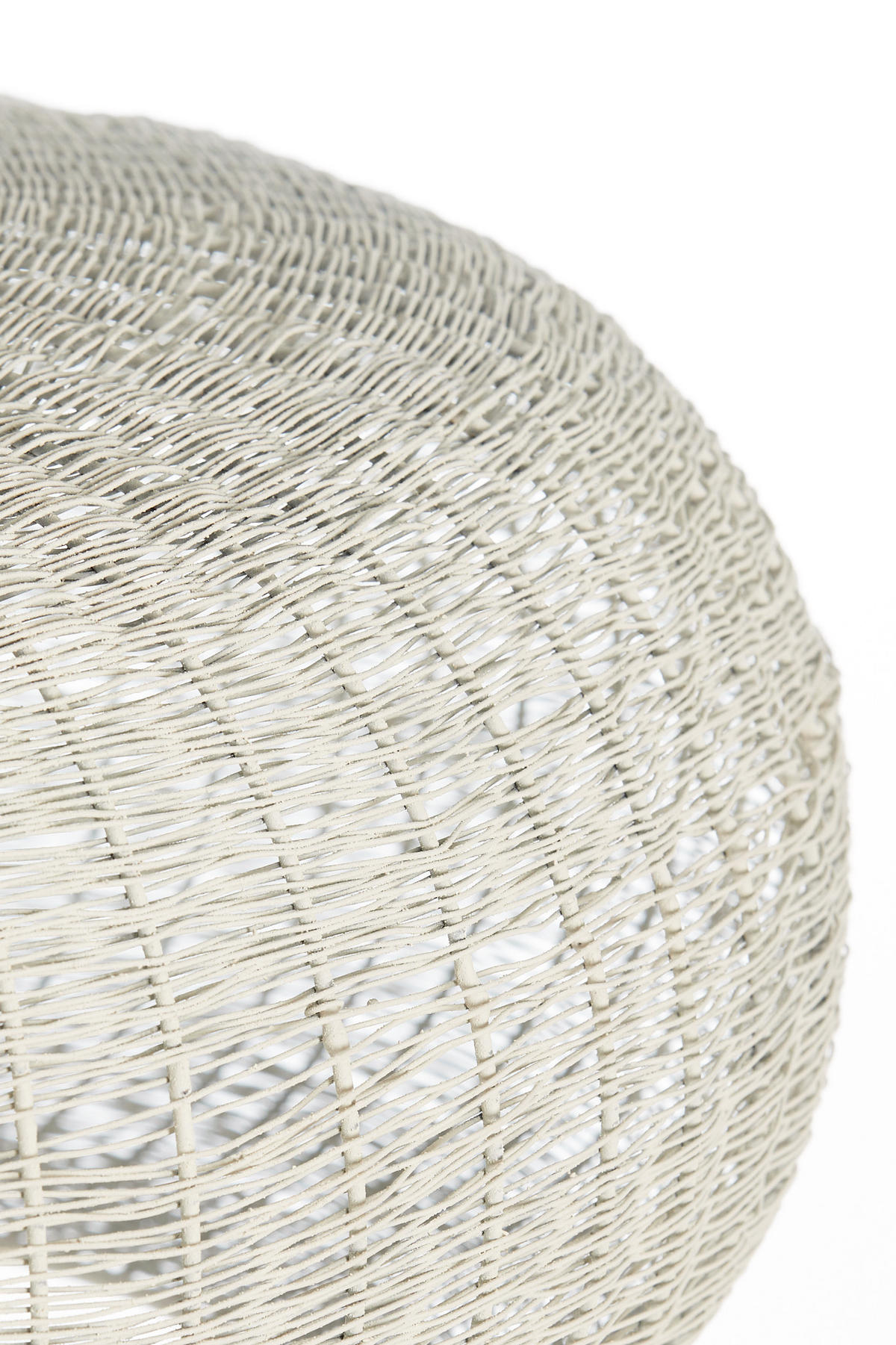 HÄNGELAMPE Piedra Weiß Ø59/31,5 cm - Weiß, Metall (59/59/31.5cm) - Light & Living